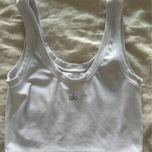 ALO YOGA - White Tank Top